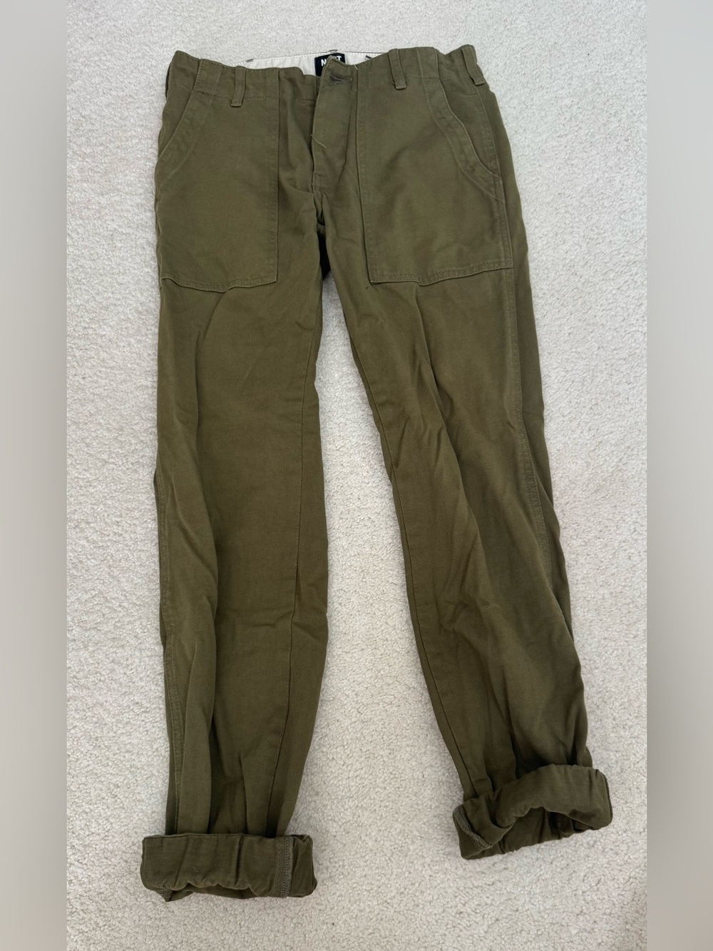 Men’s NLST Olive Cargo Utility Pants